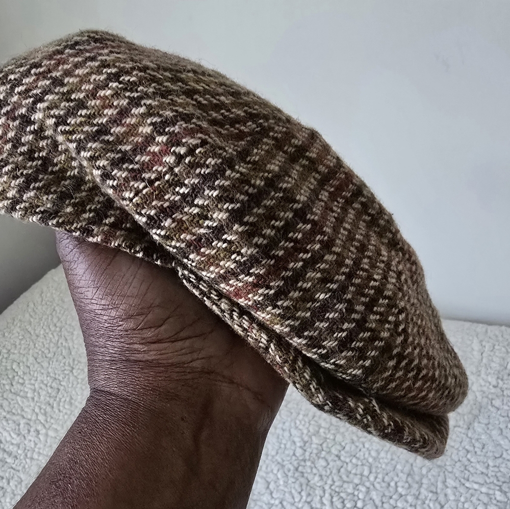 Brown Plaid Newsboy Cap & Brown Sun Glasses Duo - Picture 5 of 13